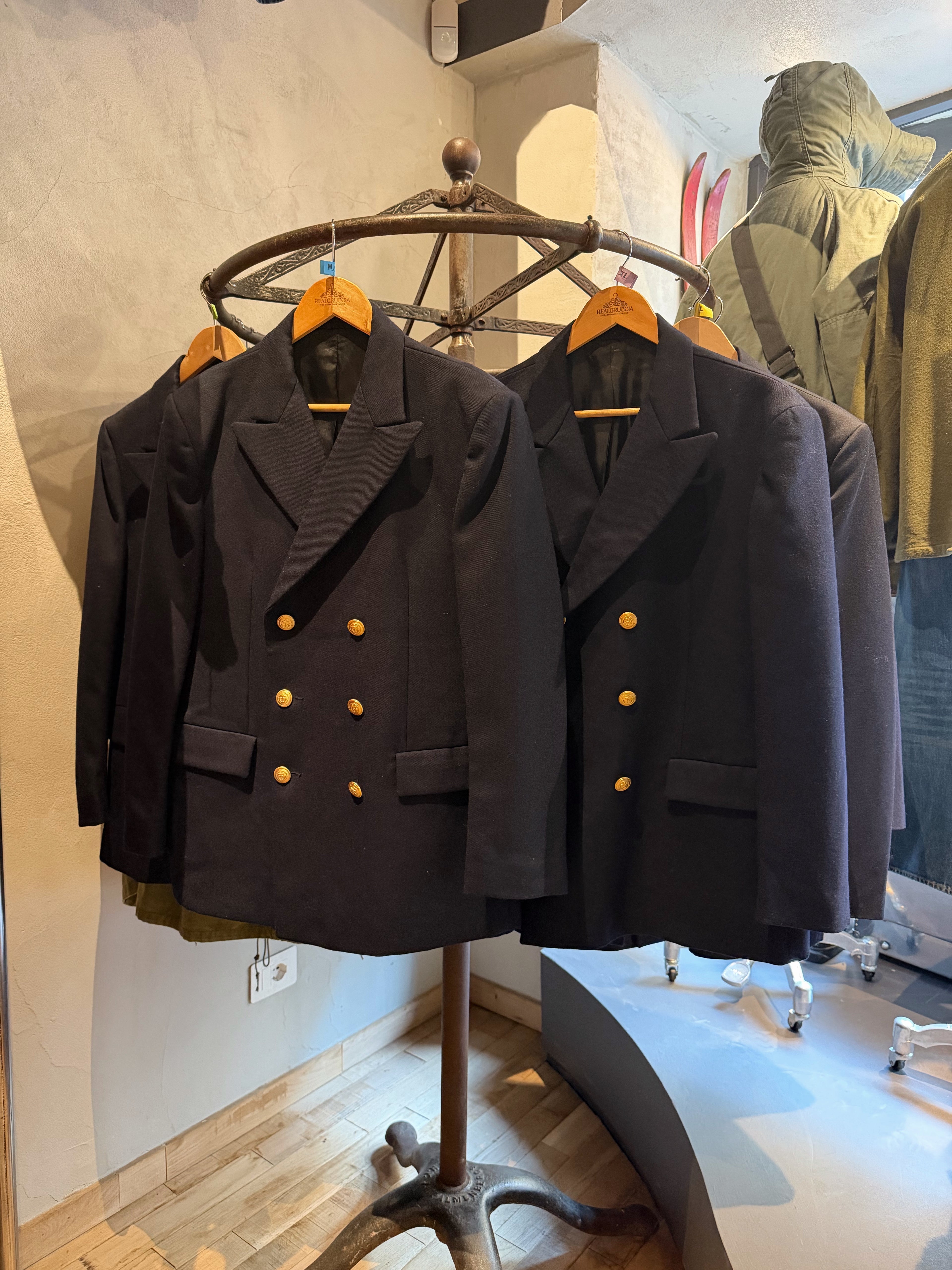 Italian Navy Double Breasted Jacket