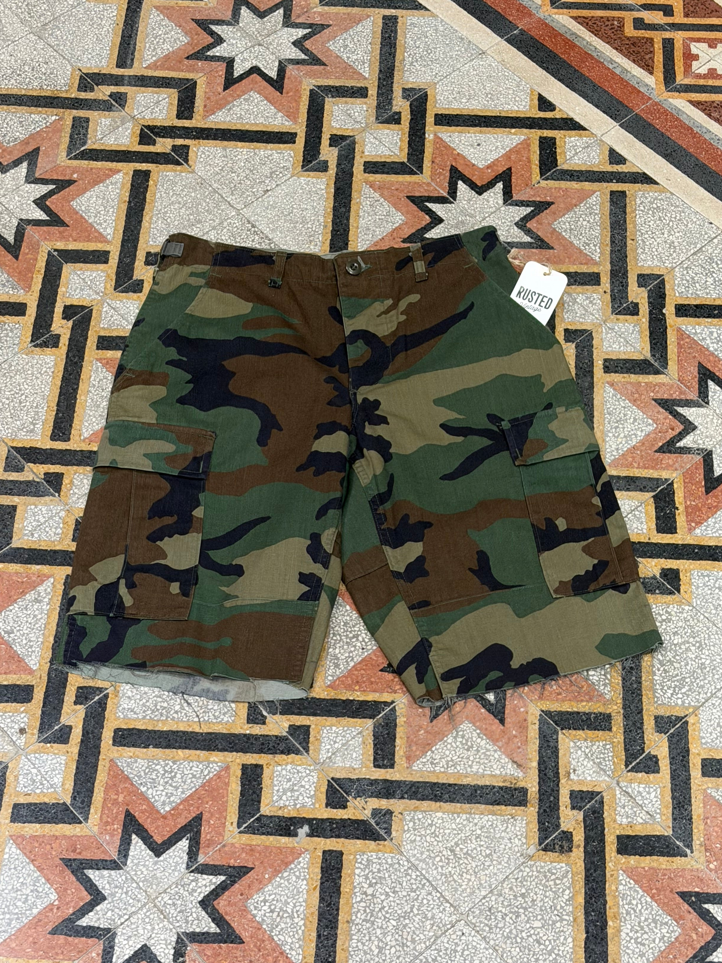 Rusted Reworked Cargo Shorts