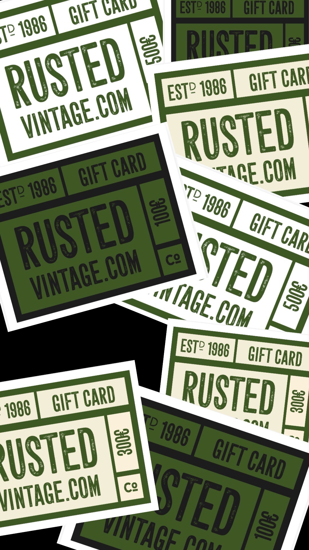 Rusted Vintage Gift Card