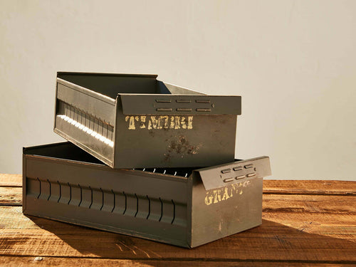 Cassetti Industriali – noleggio Rusted Vintage
