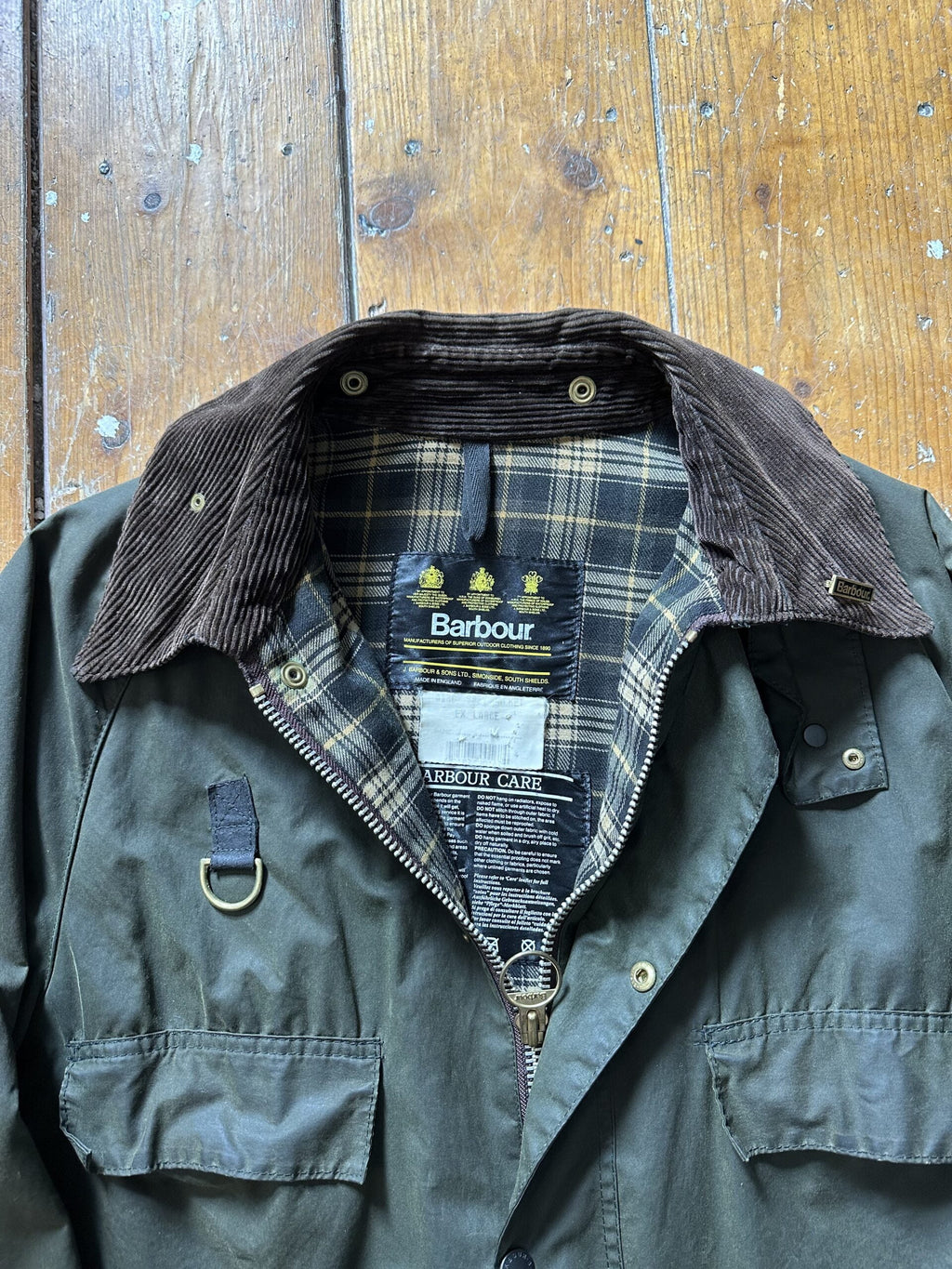 Vtg Barbour Spey (XL)