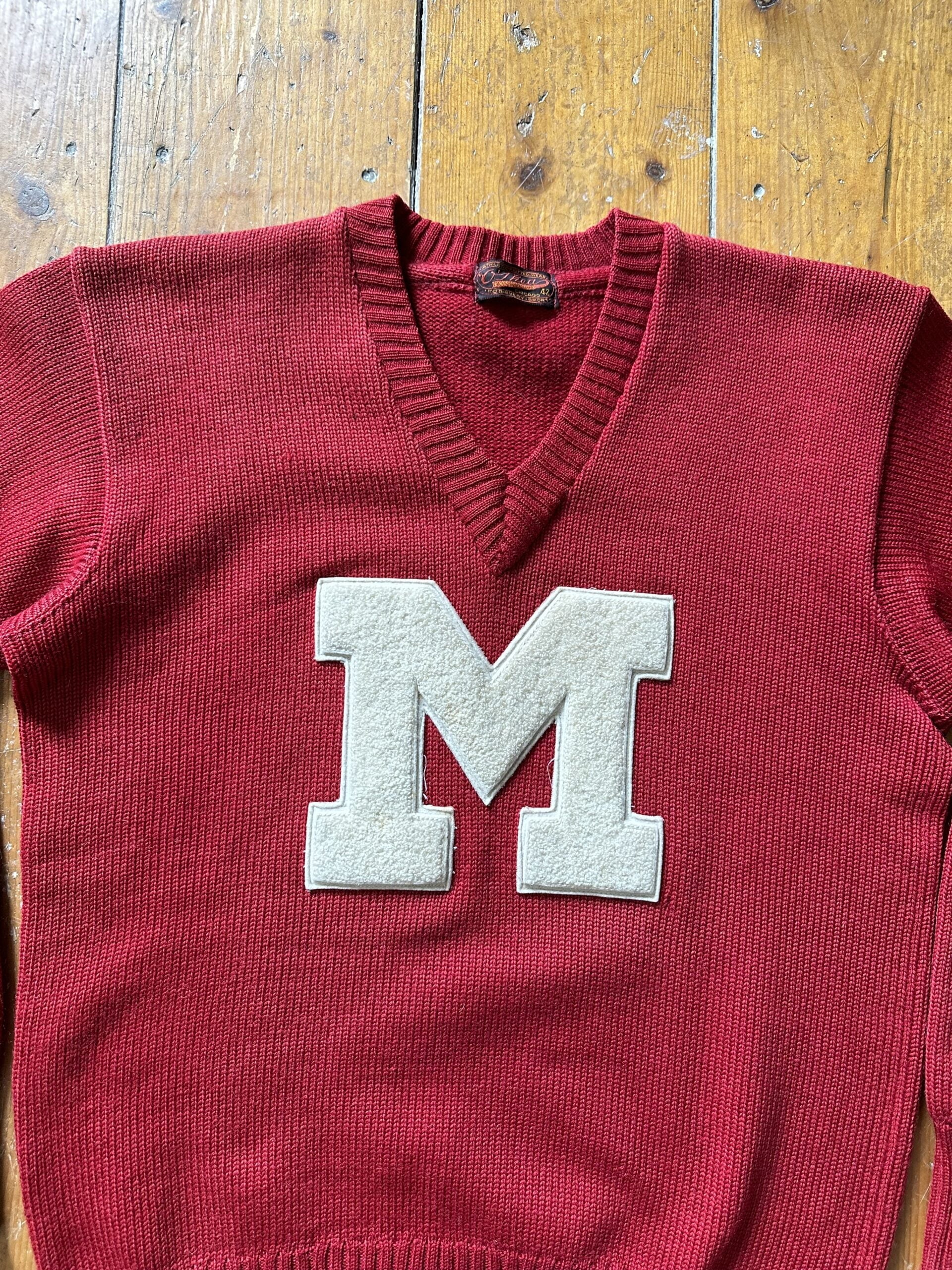 Vintage college sweater