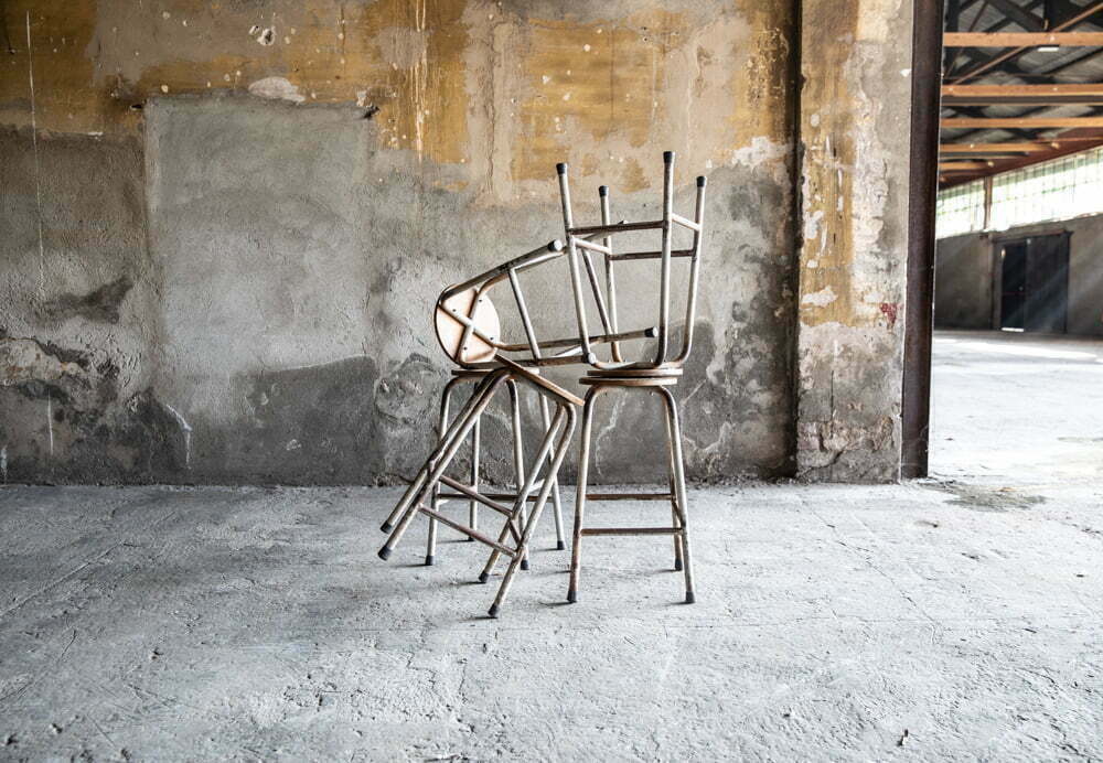 Sgabelli Factory – noleggio Rusted Vintage