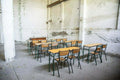 Set Banchi Scuola Mullca – noleggio Rusted Vintage