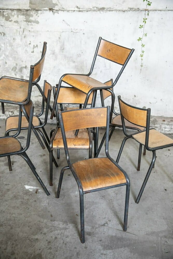 Sedie Scuola Francese – foto 2 – noleggio Rusted Vintage