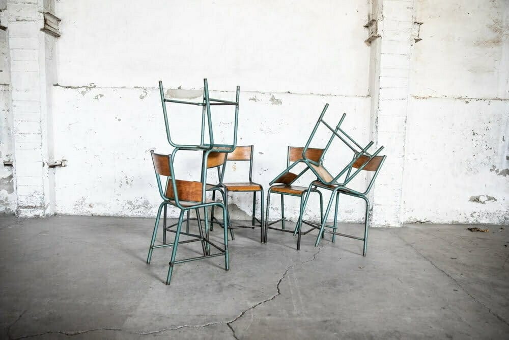 Sedie Sgabello Mullca – noleggio Rusted Vintage