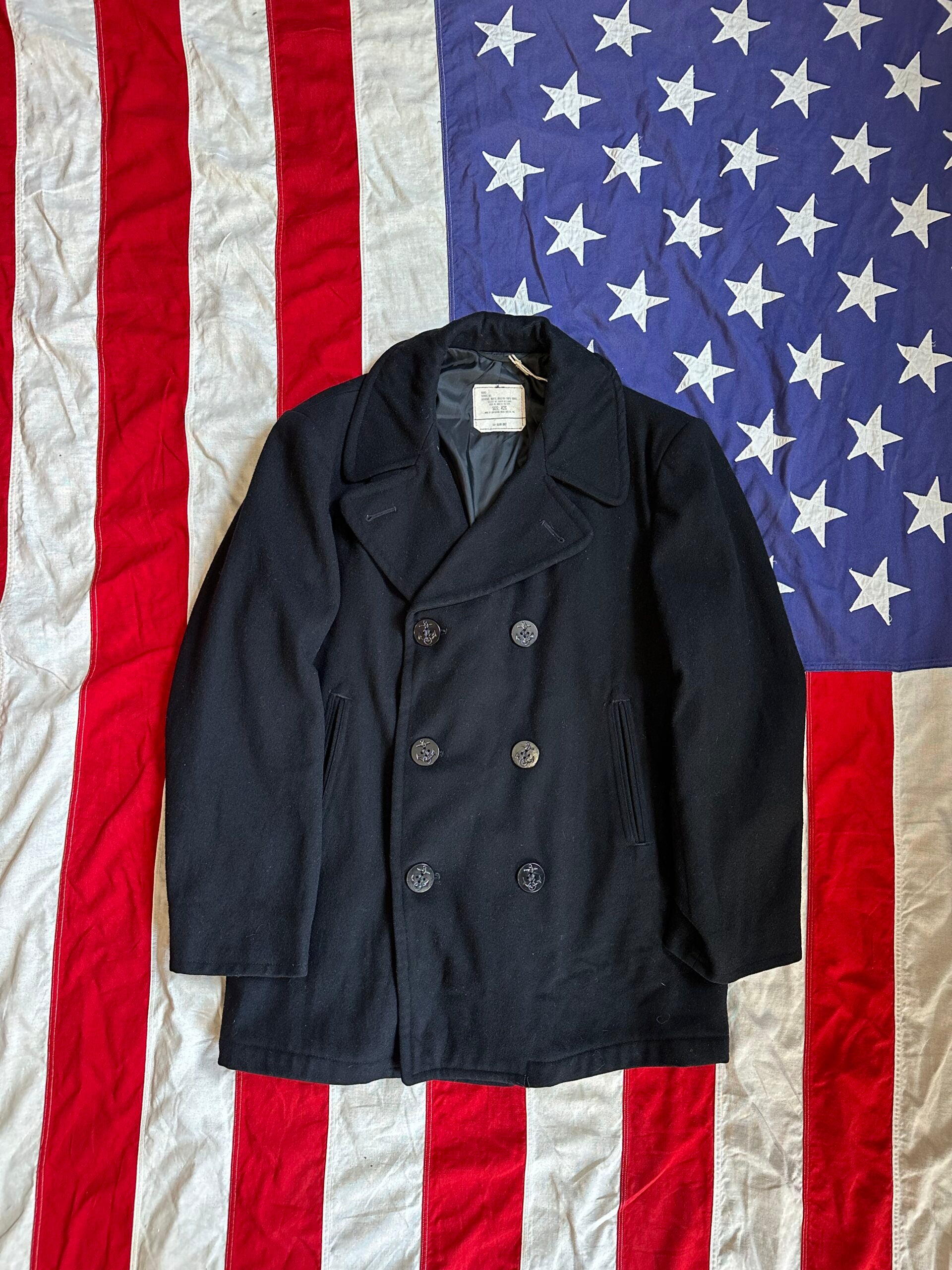 Vintage  US Navy Peacoat (M)