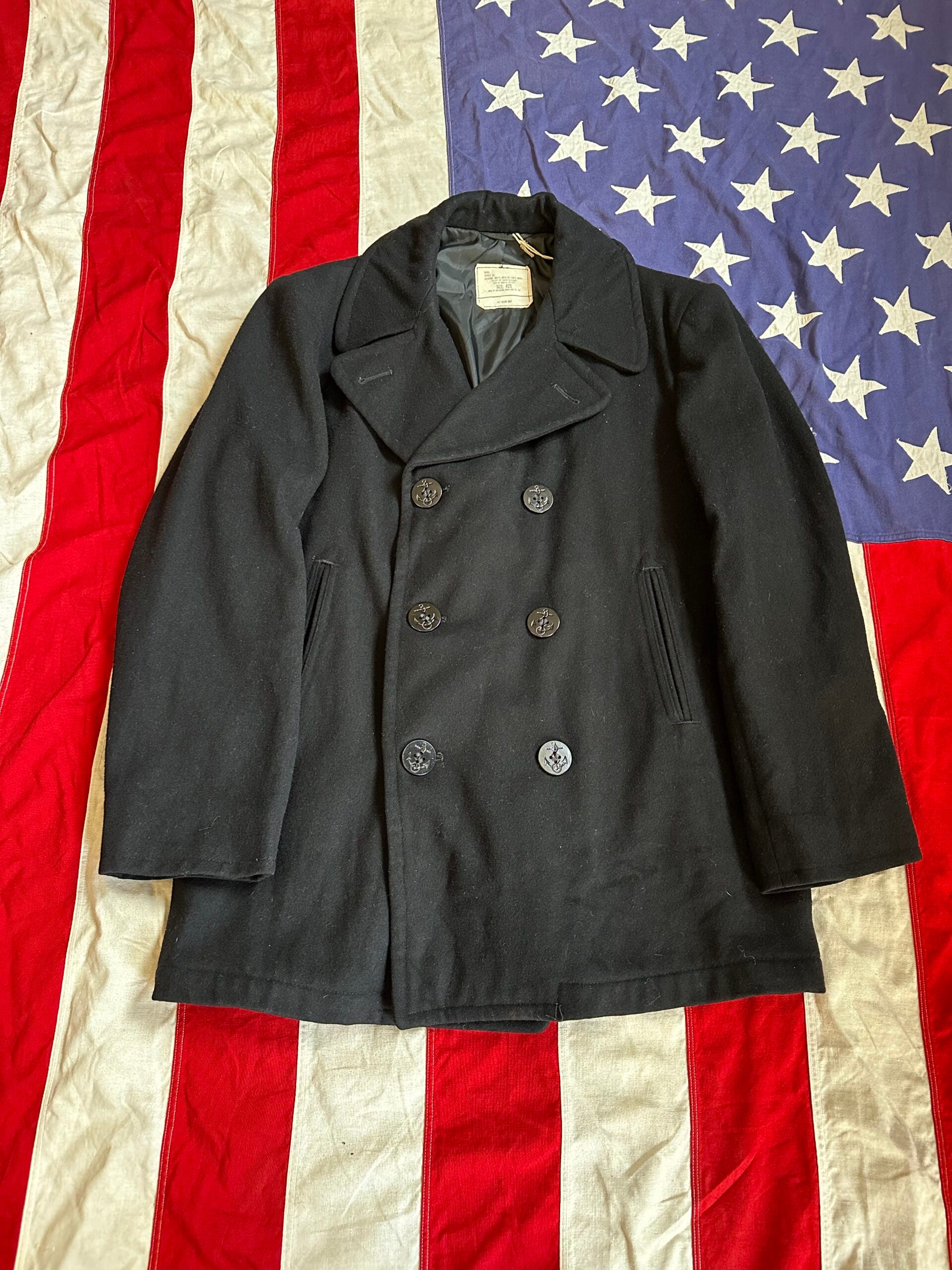Vintage  US Navy Peacoat (M)