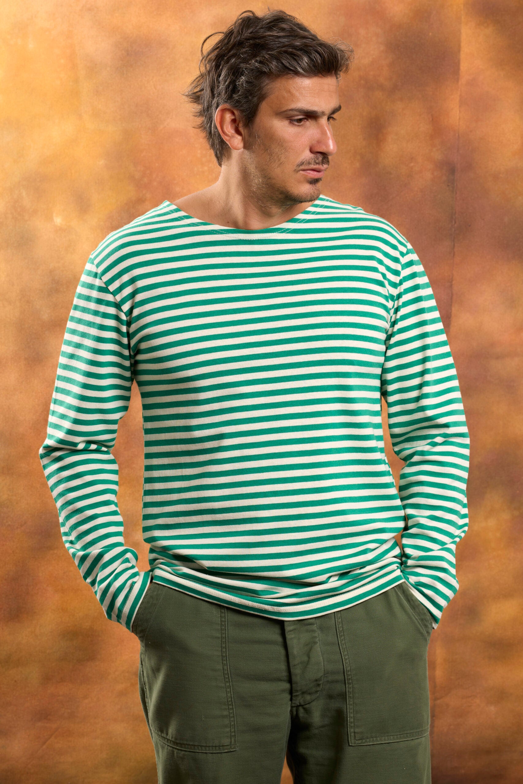 Telnyashka Long Sleeve Green (DEADSTOCK)