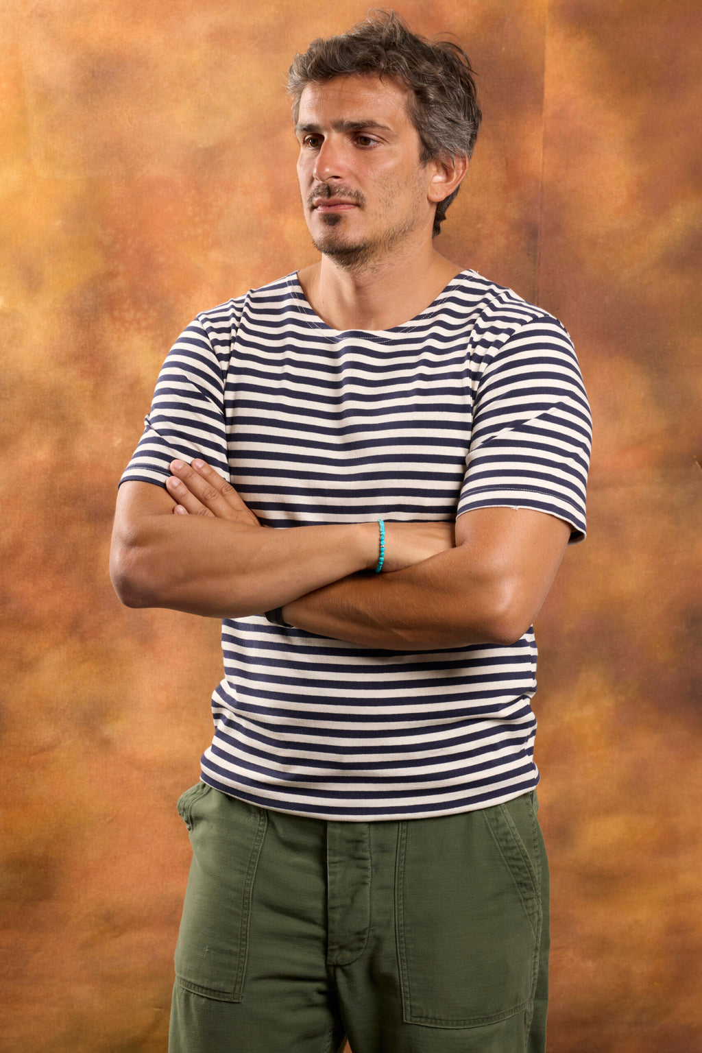 Telnyashka Short Sleeve Blue Navy (DEADSTOCK)