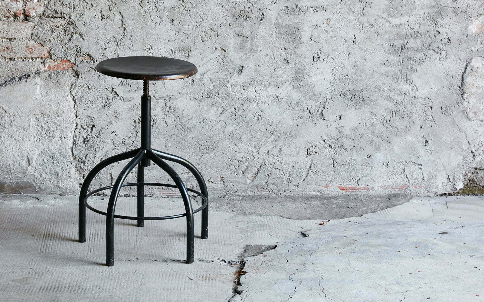 Sgabello Industrial – noleggio Rusted Vintage