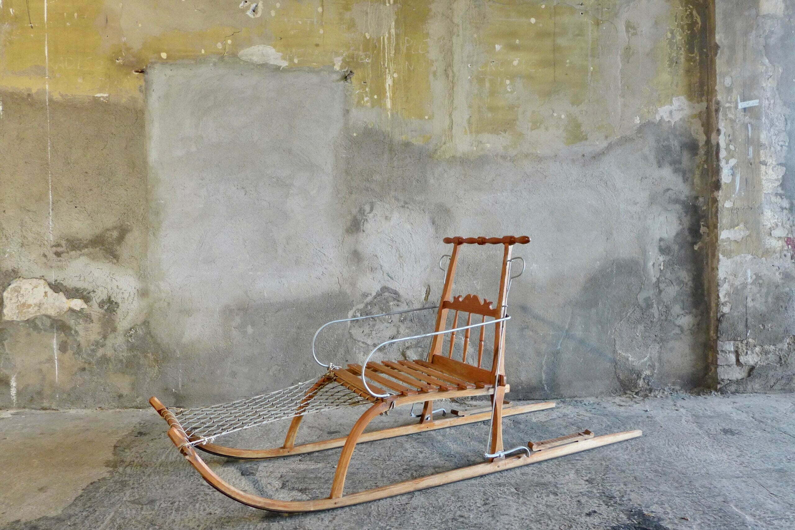 Slitta Grande Vintage – noleggio Rusted Vintage