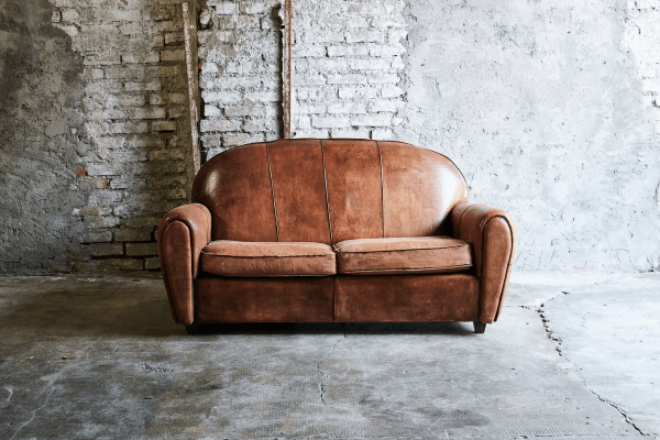 Divano da Club Olandese – noleggio Rusted Vintage