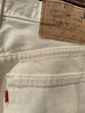 Levi's 505 WHITE Orage Tab.